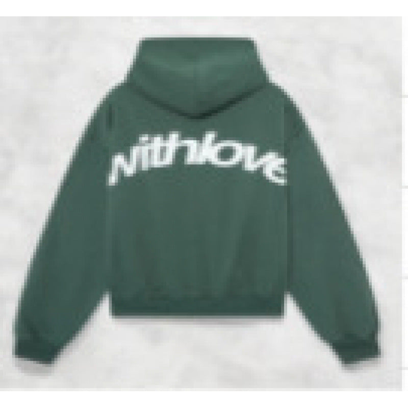 Unisex nan Oversized Hoodie with large back print and soft fleece interior Mune Fashion
