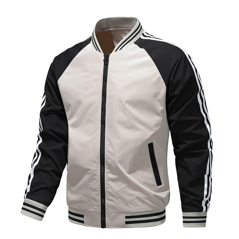 Men's Sporty Retro Bomber Jacket Mune Fashion