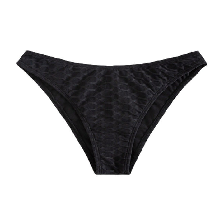 Women's bikini bottom with refined texture pattern Mune Fashion
