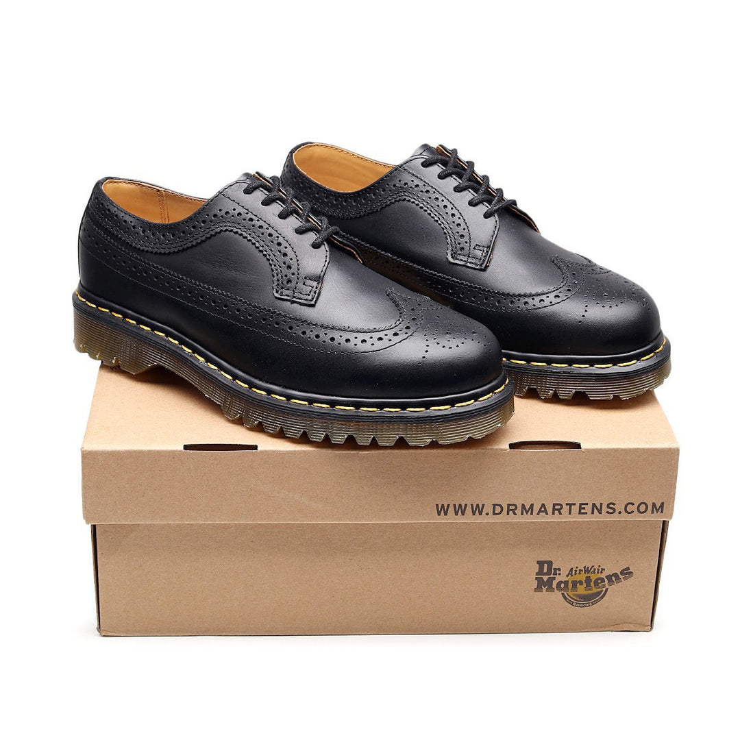 Men's classic brogue derby lace-up shoes with padded air sole Mune Fashion
