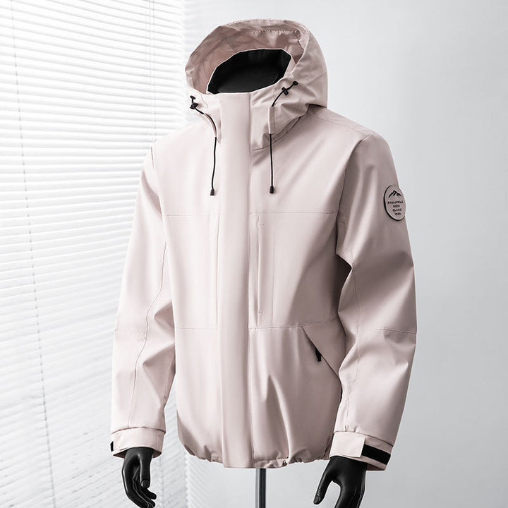 Men's functional jacket with hood