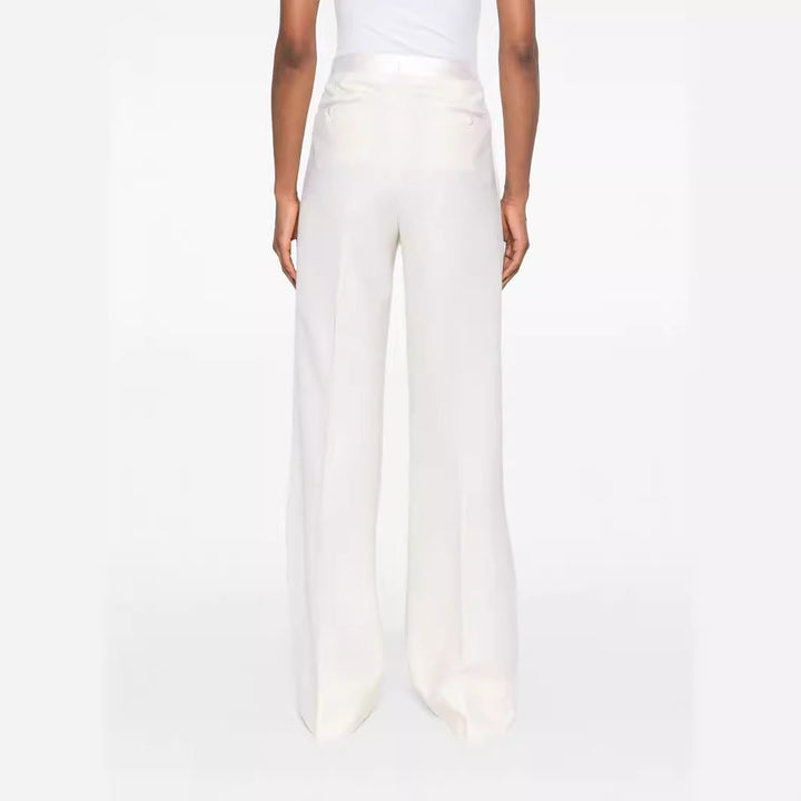 Women’s Palazzo Pants with High Waist and Wide Leg Cut Mune Fashion