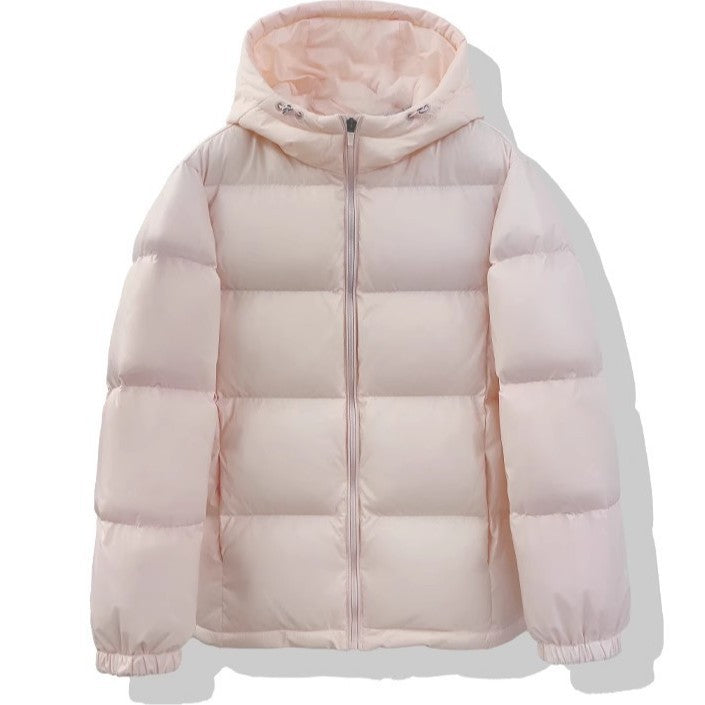 Women's Quilted Puffer Jacket with Hood and Insulating Filling Mune