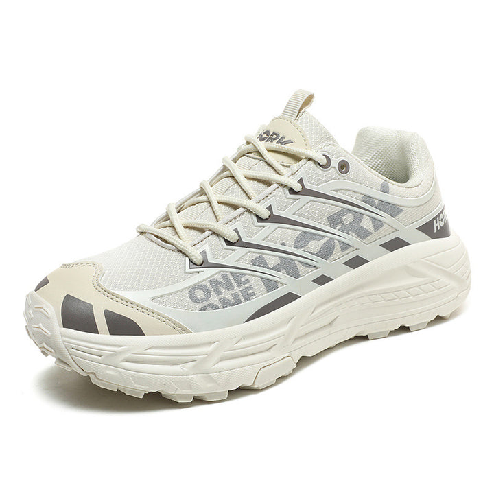 Men's technical trail running sneakers with shock-absorbing hollow core midsole, reinforced toe cap, and grippy off-road profile sole Mune Fashion