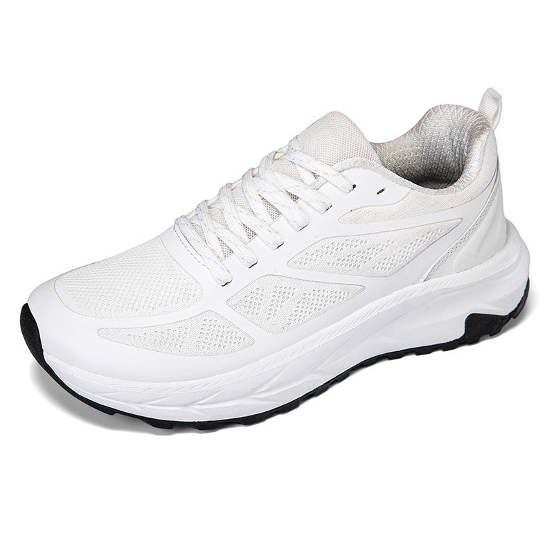 Men's cushioned running sneakers with shock-absorbing midsole and structured rubber outsole Mune Fashion