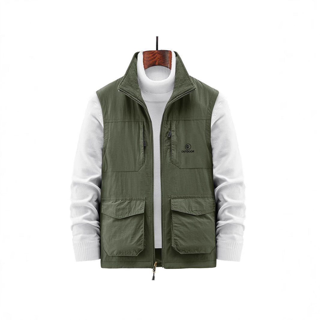 Men's Robust Functional Vest with Many Pockets Mune Fashion