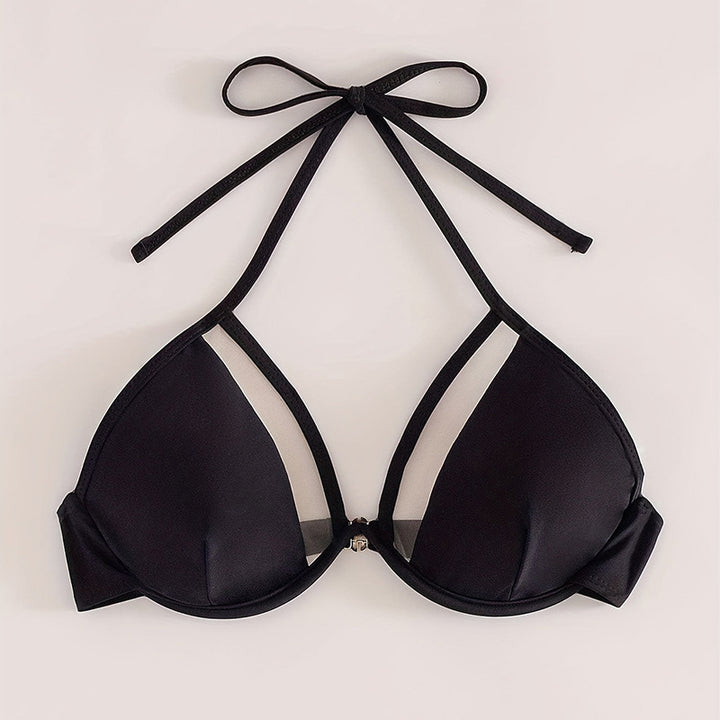 Ladies triangle bikini with innovative transparency design Mune Fashion