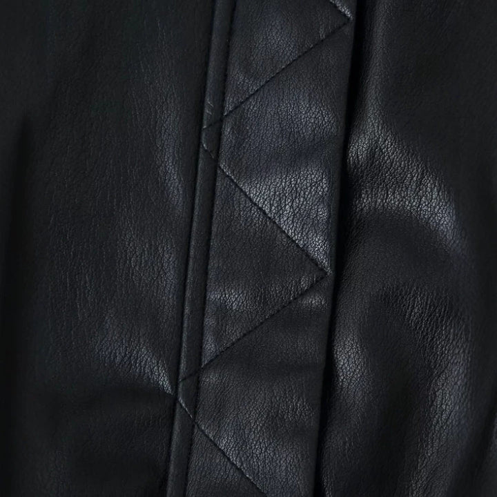 Women's Cropped Blouson Jacket made of woven fabric with stand-up collar, elastic hem, and fine check design Mune Fashion