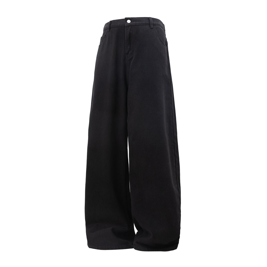 Women Wide-cut High-Waist Jeans in Straight Cut Mune Fashion