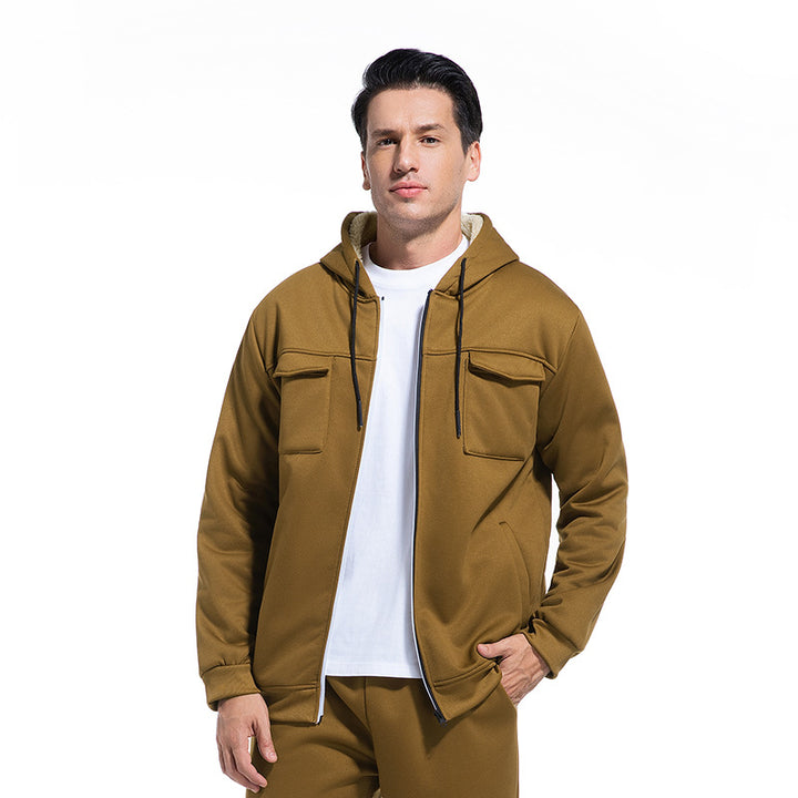 Men's casual jacket with high collar and pockets Mune Fashion