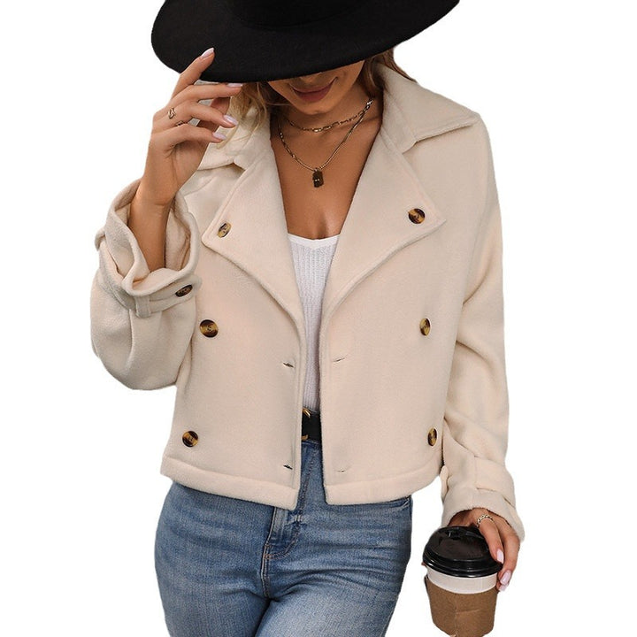 Ladies Elegant Short Jacket with Button Details Mune Fashion