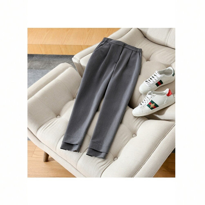 Women's Comfortable and Elegant Fabric Trousers Mune Fashion 1789269076