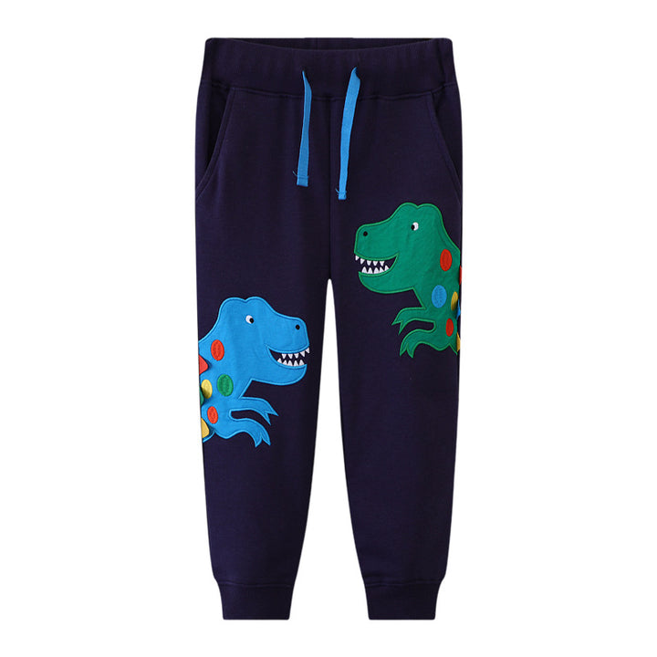 Boys sweatpants with exciting dinosaur motif Mune Fashion