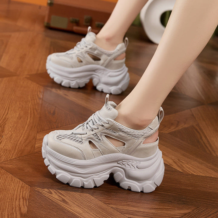 Women Chunky Sneakers with breathable mesh structure and comfortable cushioning Mune Fashion