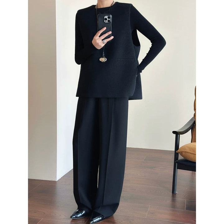 Ladies Elegant and Comfortable Wide Trousers Drune