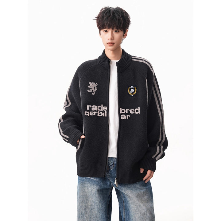 Men's Stylish Cardigan with High Collar Mune Fashion