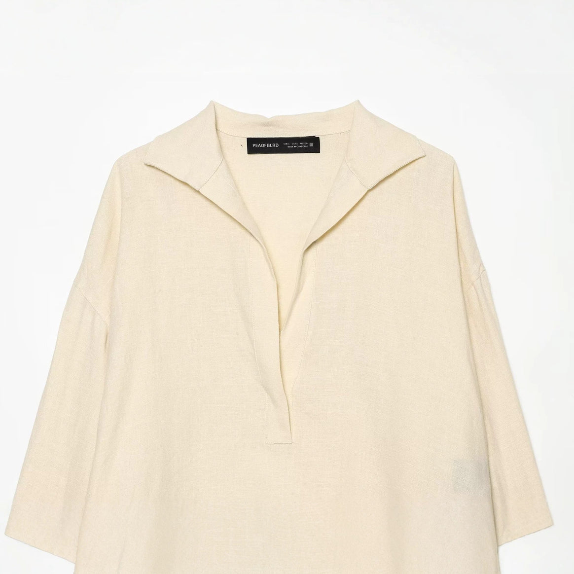 Ladies Wide Linen Look Pants with High Elastic Waistband, Contrast Piping and Leg Lacing Detail Mune Fashion