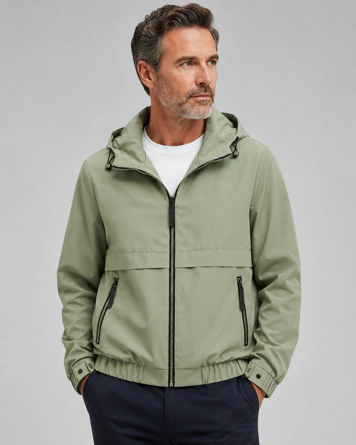 Men's lightweight leisure jacket with adjustable hood Mune Fashion