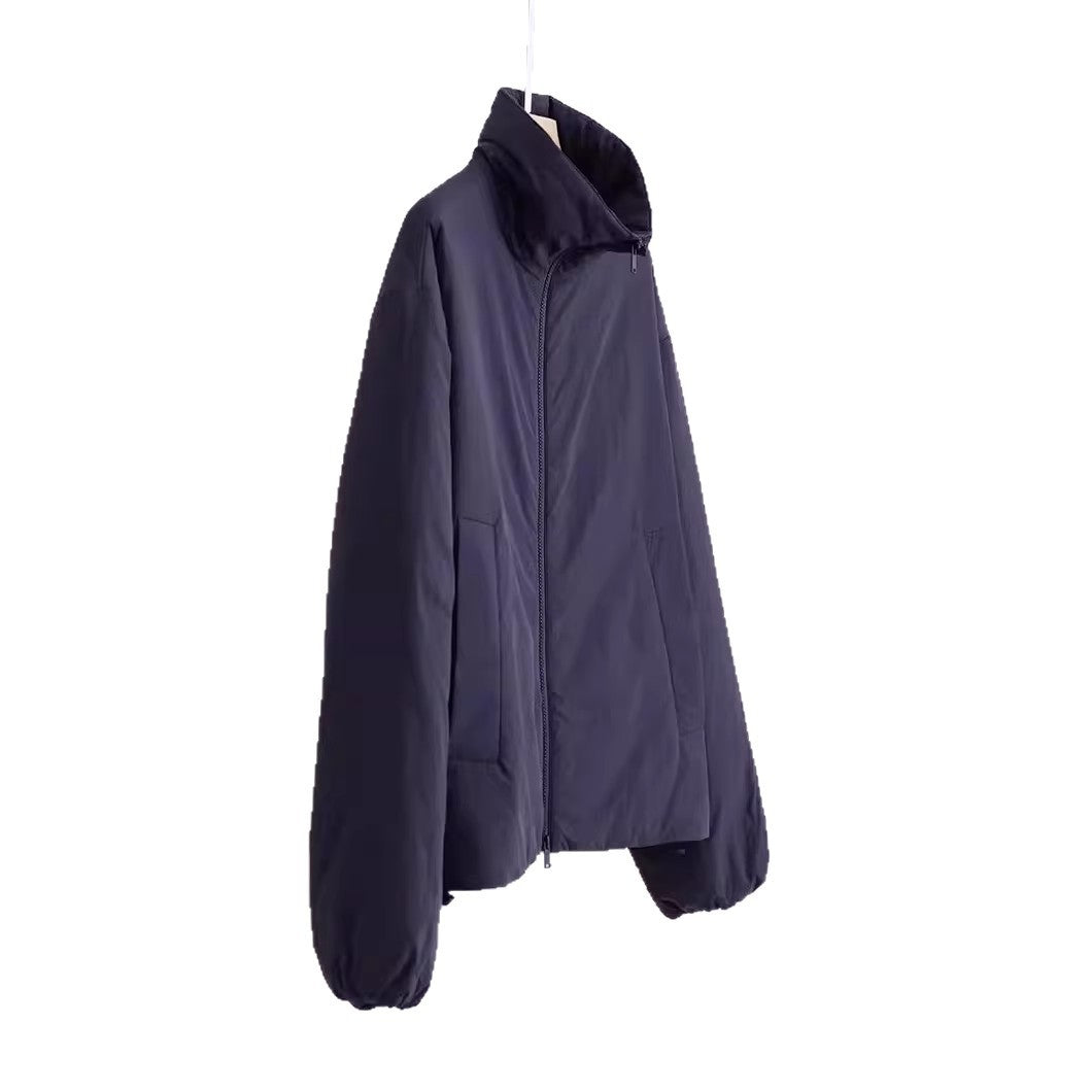 Women's transitional jacket with high collar and side pockets Mune Fashion
