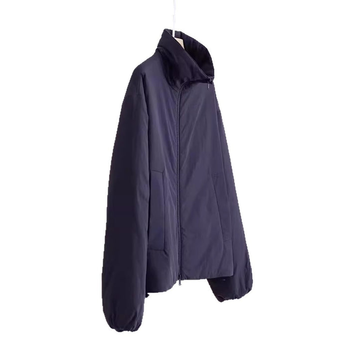 Women's transitional jacket with high collar and side pockets Mune Fashion