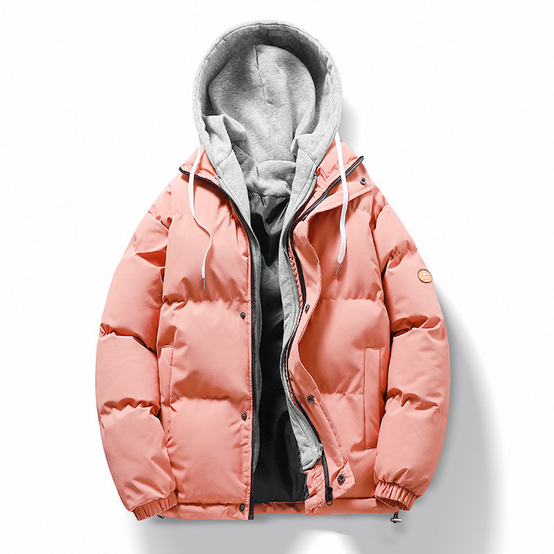 Men's quilted jacket with detachable hood Mune Fashion