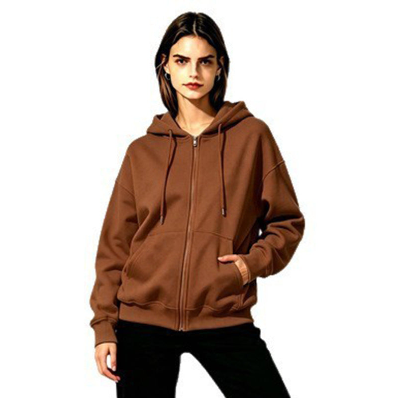 Ladies Soft Hooded Sweatshirt with Full Zip Mune Fashion