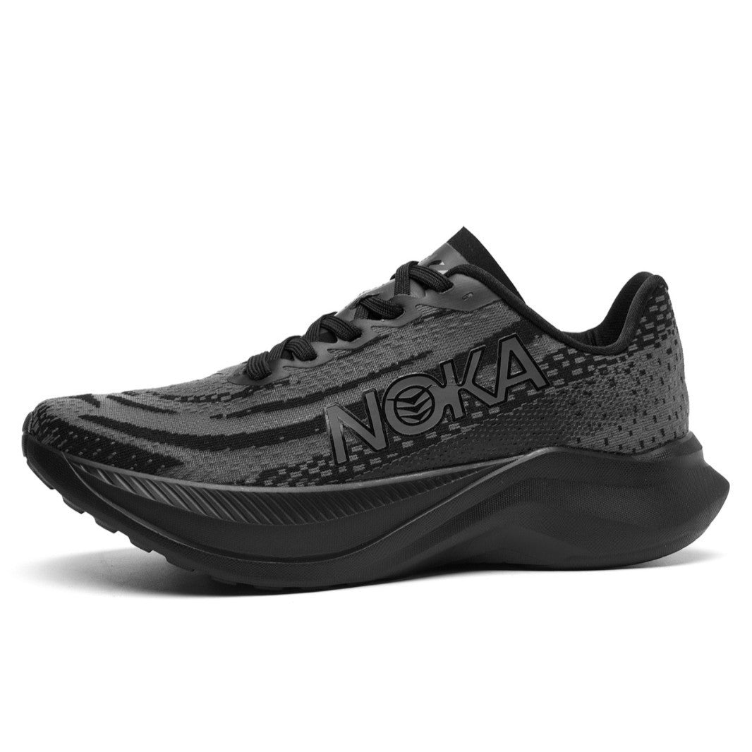 Unisex lightweight road running sneakers with high dynamic rebound midsole and breathable knitted upper Mune Fashion