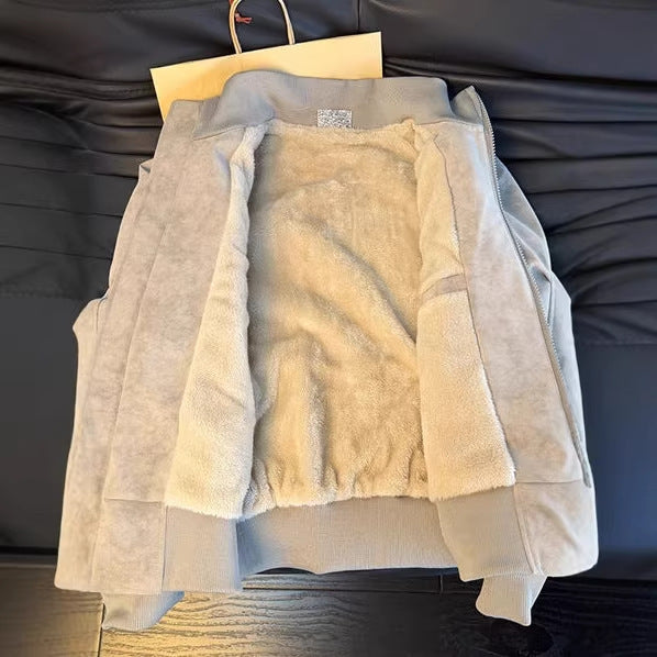 Men's Fashion Bomber Jacket with Soft Inner Lining Mune Fashion