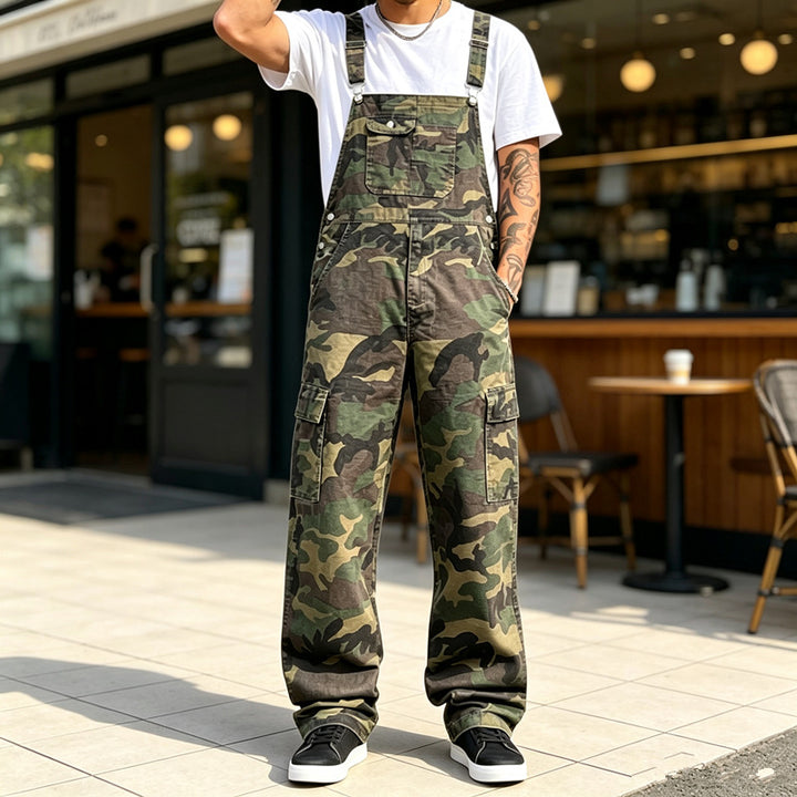 Men's Fashion Camouflage Overalls Mune Fashion