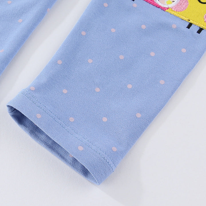 Girls leggings with cheerful snail motif Mune Fashion