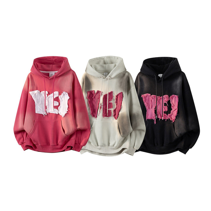 Unisex Oversize Hoodie with handwritten graphic print, kangaroo pocket & ribbed hem Mune Fashion