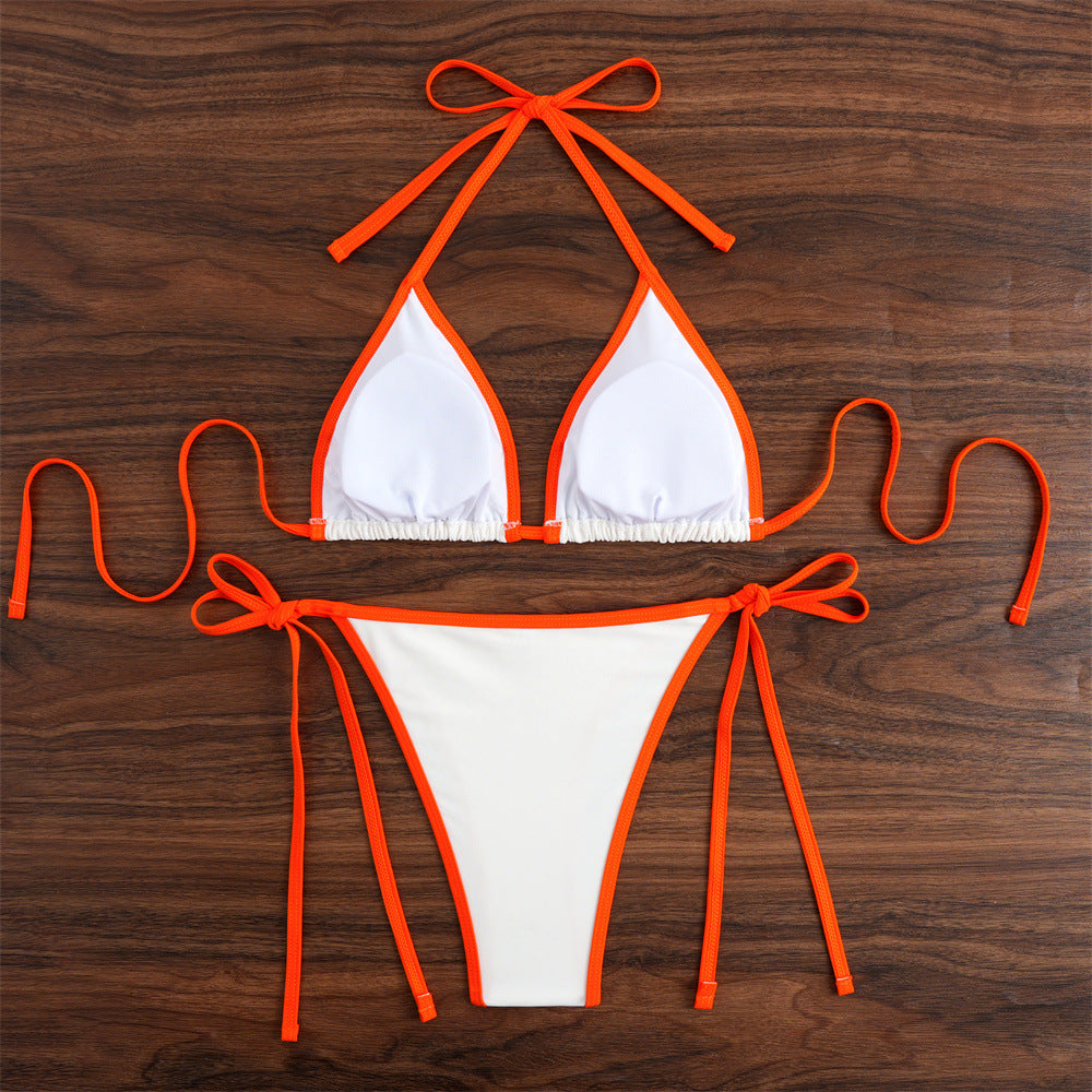Women's bikini set with adjustable straps and refined knots Mune Fashion