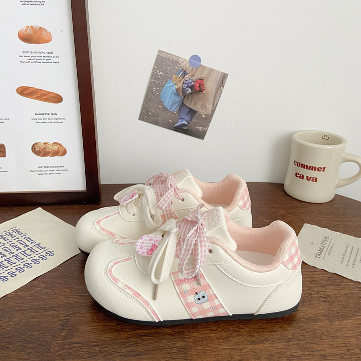 Women's Comfortable Sneakers with Playful Bow Details Mune Fashion