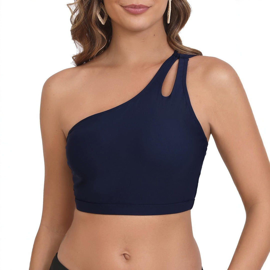 Women's Crop Top with Asymmetric Design Mune Fashion