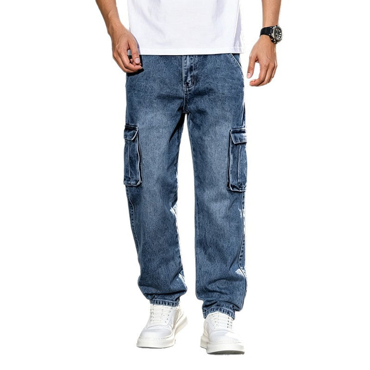 Men's Utility Cargo Jeans Mune Fashion