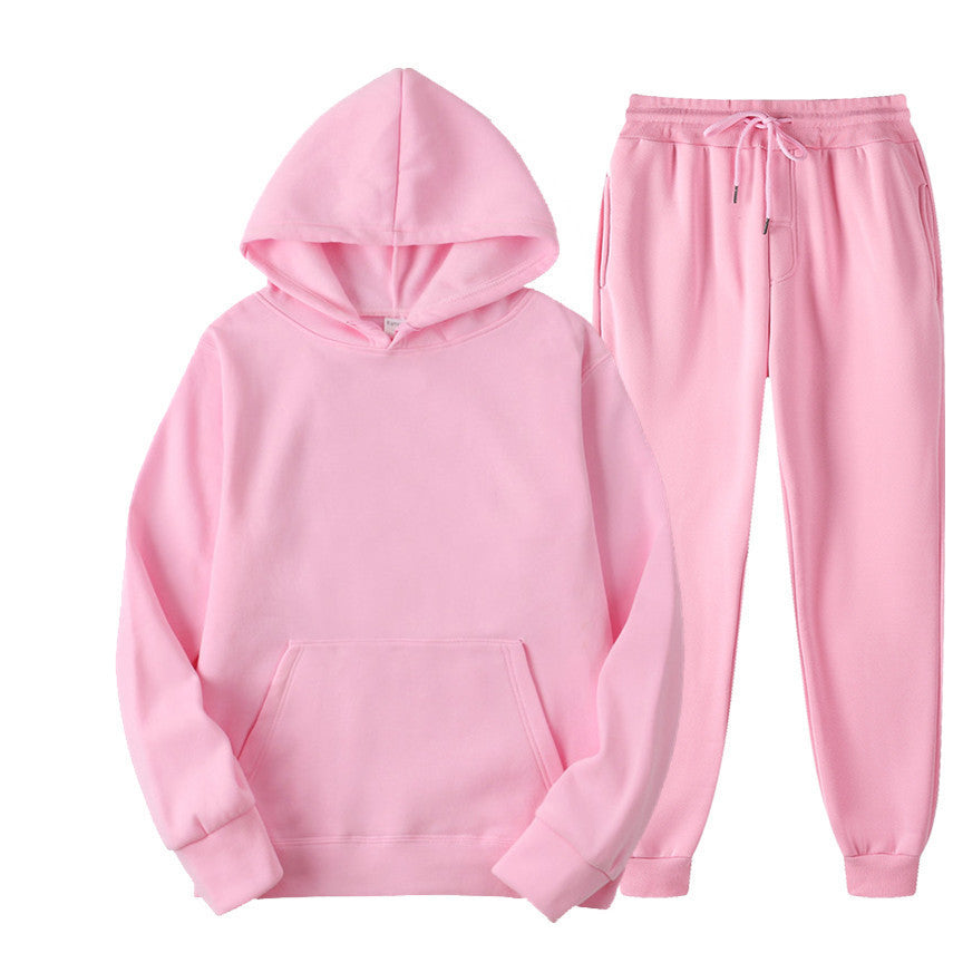 Unisex nan comfortable hoodie jogging suit set with kangaroo pocket, elastic drawstring waistband and ribbed cuffs Mune Fashion