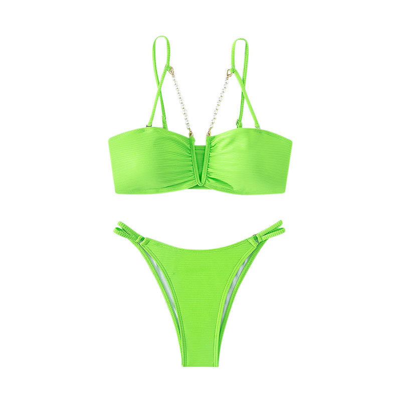 Women's refined bikinis with pearl accents Mune Fashion