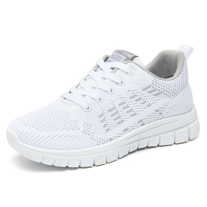 Women's nan flexible knit-fit sneaker with elastic sock shoe, cushioning honeycomb EVA midsole and pull tab Mune Fashion