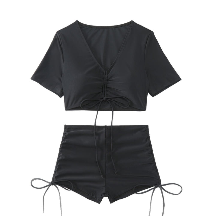 Women’s Crop Top and high-cut Swim Shorts Mune Fashion
