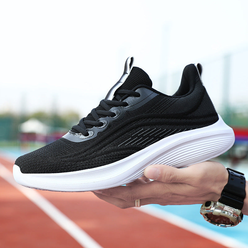 Women's knitted sports sneakers with ergonomic memory foam insole and profiled lightweight sole Mune Fashion