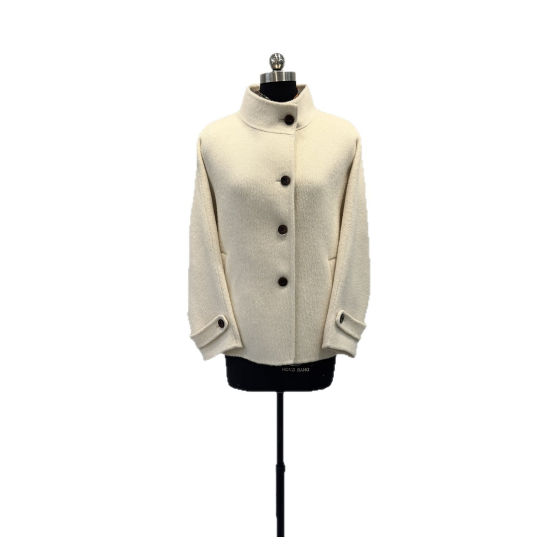 Women's vintage-inspired structured button jacket Mune Fashion