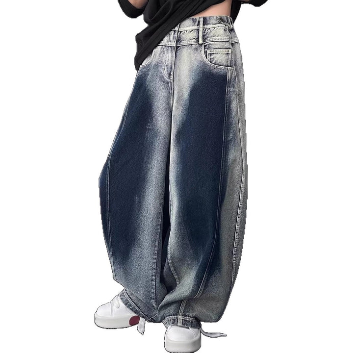 Women's Comfortable and Stylish Baggy Jeans Mune Fashion