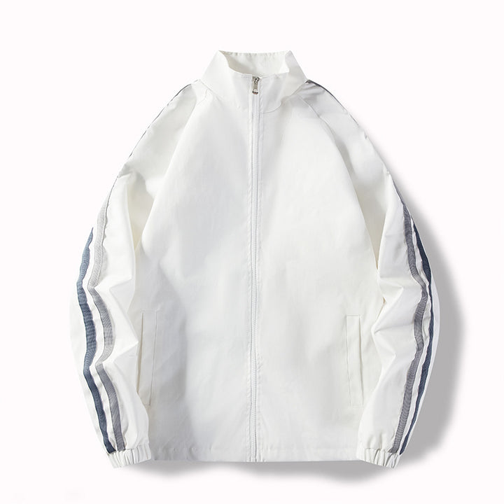 Men's functional jacket with high collar and side zip pockets Mune Fashion