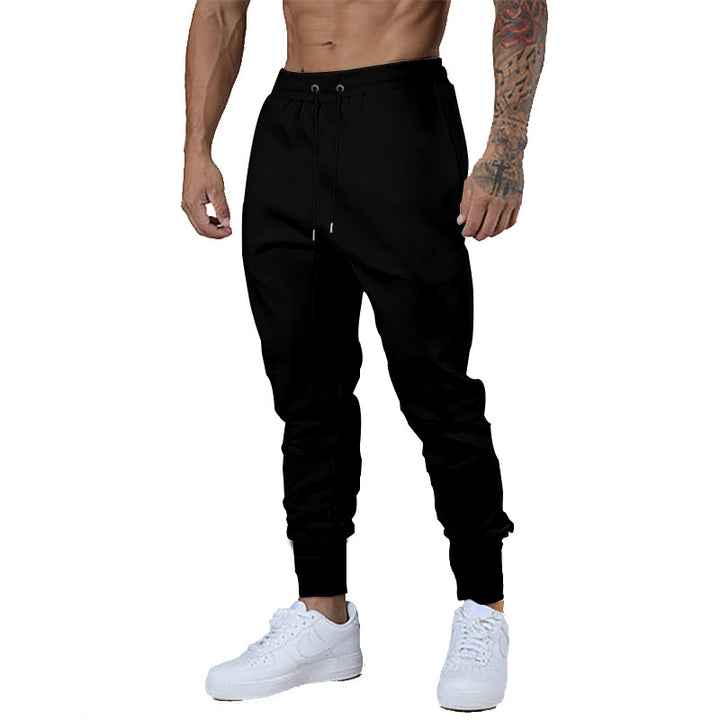 Men's Slim-Tapered Sweat Jogger with Elastic Tunnel Drawstring Waistband & Ribbed Ankle Cuffs Mune Fashion