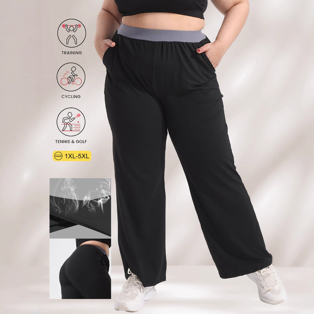 Women's high-waisted compression pants with figure-flattering waistband and deep side pockets Mune Fashion
