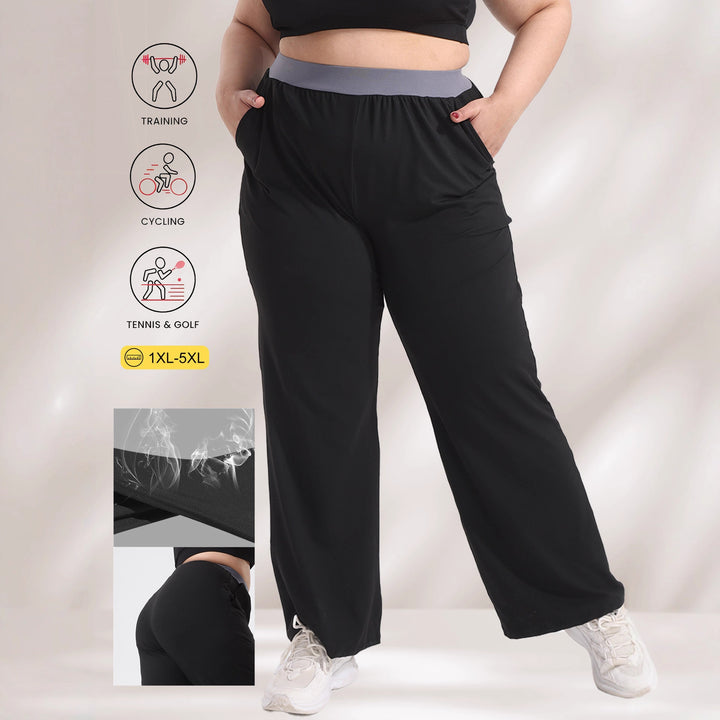 Women's high-waisted compression pants with figure-flattering waistband and deep side pockets Mune Fashion