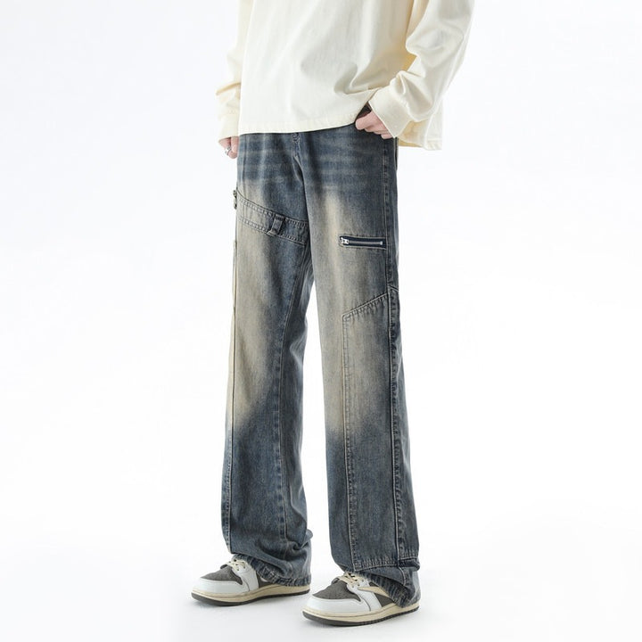 Men's Comfortable and Casual Loose Denim Pants Mune Fashion