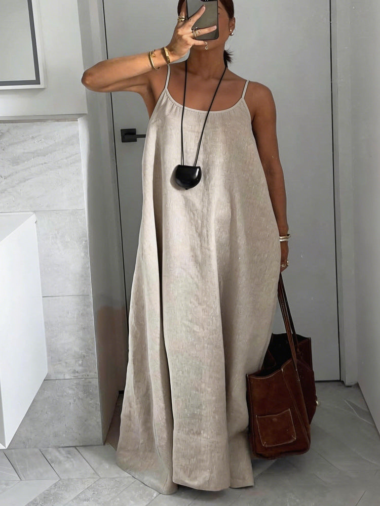 Ladies Lightweight Summer Dress with Deep Neckline Mune Fashion