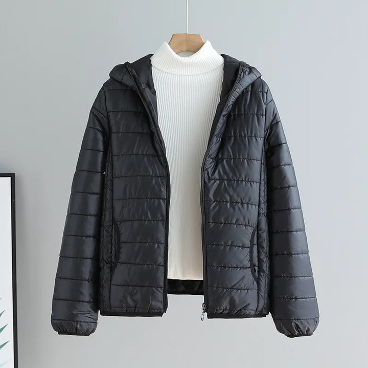 Women’s lightweight padded hoodie with thermal insulation Mune Fashion