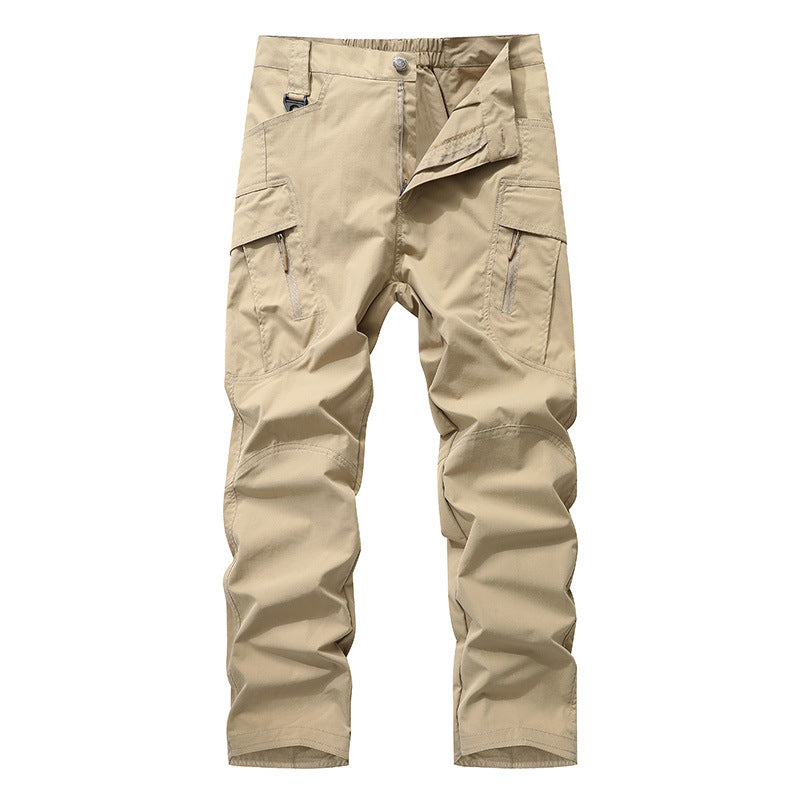 Men's Technical Trekking Pants with Water-Repellent Surface, Ergonomic Knee Inserts, and Multi-Pockets Mune Fashion